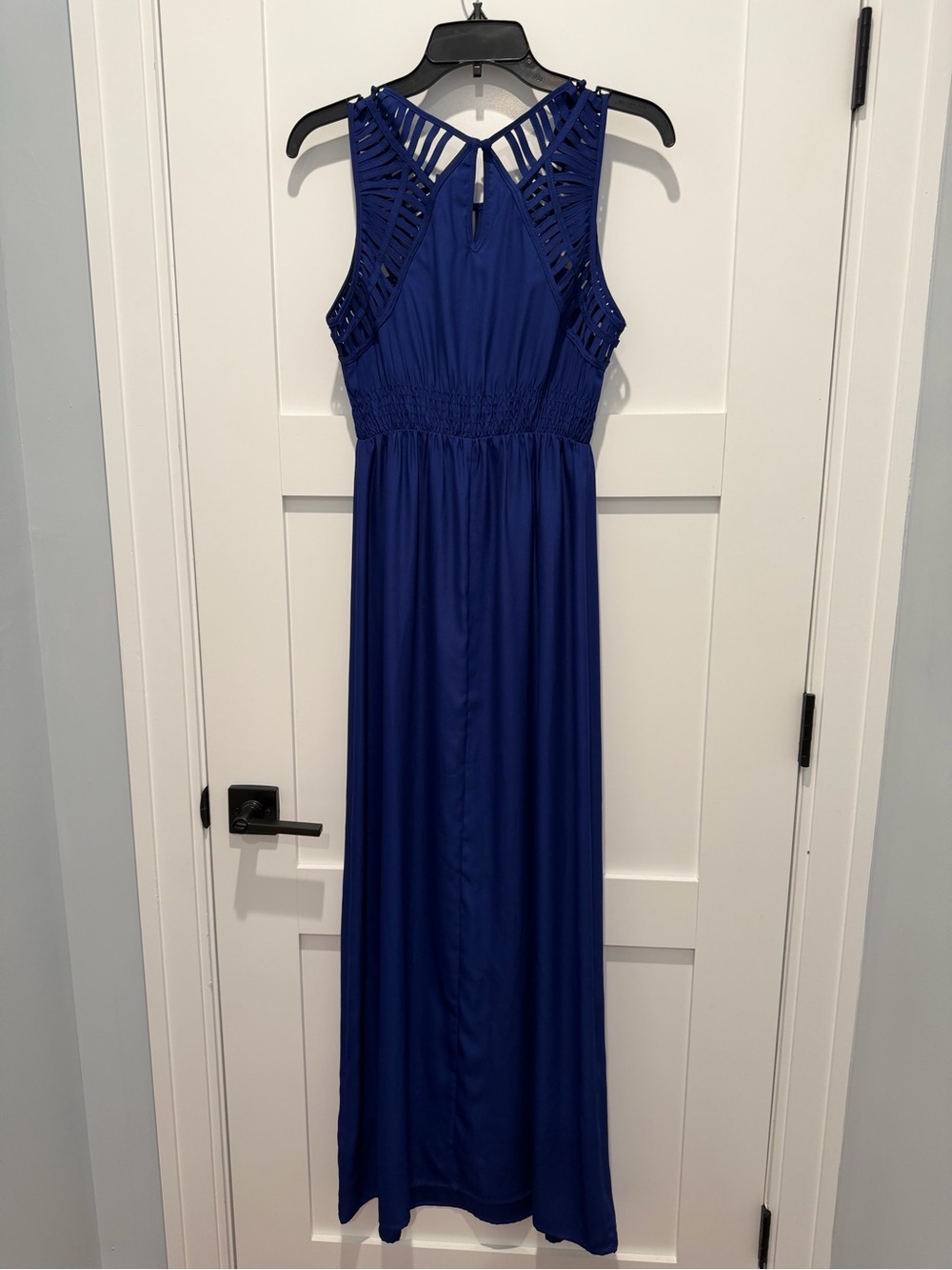Motherhood Maternity- Charlie Jade - royal blue strappy cami top